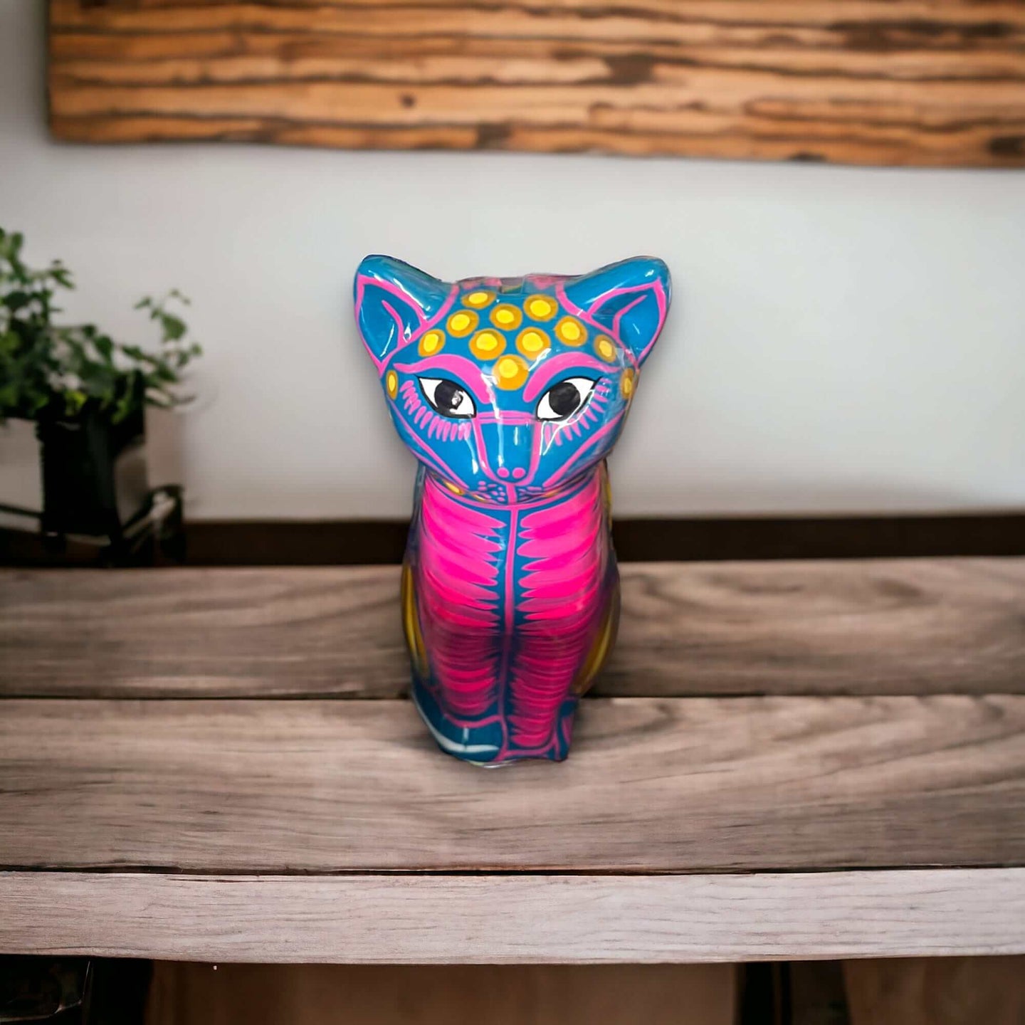 Handmade Guerrero Cat Piggy Bank | Medium